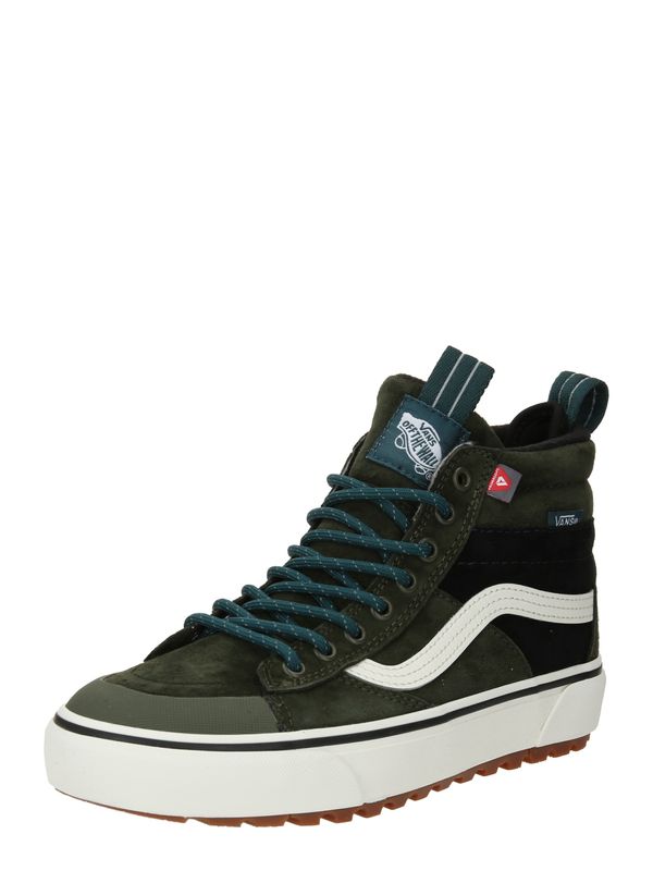 VANS VANS Високи маратонки 'SK8-Hi'  тъмнозелено / бяло