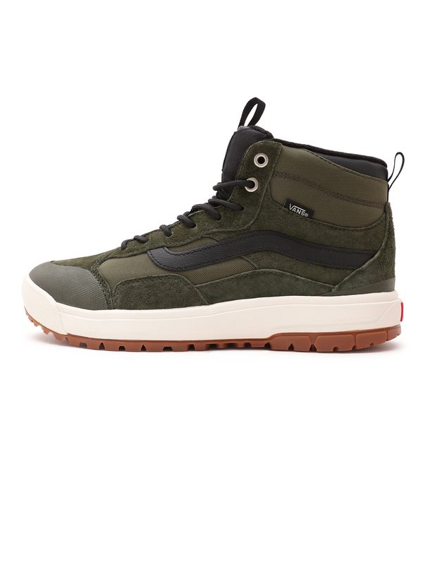 VANS VANS Високи маратонки 'Ultra Range'  сиво / зелено / черно / бяло