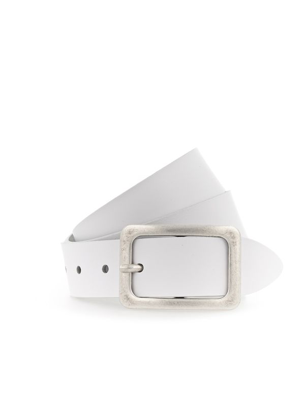 VANZETTI VANZETTI Колан  сребърно / бяло