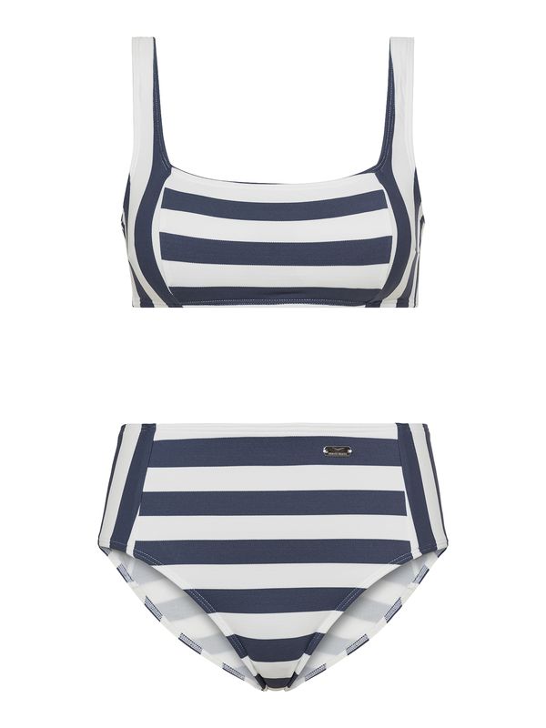 VENICE BEACH VENICE BEACH Бански тип бикини  нейви синьо / бяло