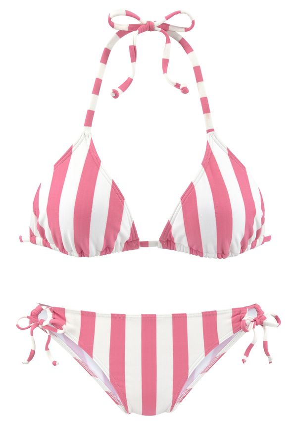 VENICE BEACH VENICE BEACH Бански тип бикини  розово / бяло