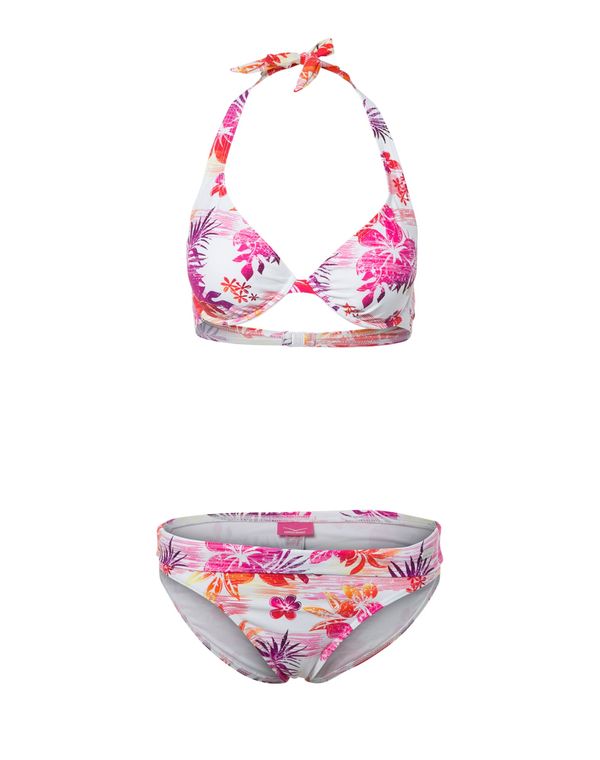 VENICE BEACH VENICE BEACH Бански тип бикини  розово / бяло