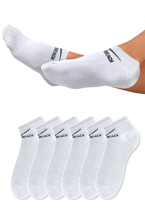 VENICE BEACH VENICE BEACH Дамски чорапи тип терлици  бяло