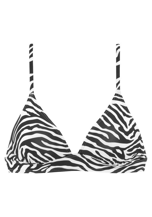 VENICE BEACH VENICE BEACH Горнище на бански  черно / бяло