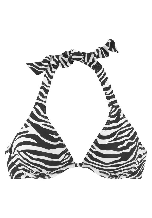 VENICE BEACH VENICE BEACH Горнище на бански  черно / бяло