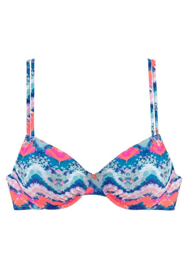 VENICE BEACH VENICE BEACH Горнище на бански 'Face'  синьо