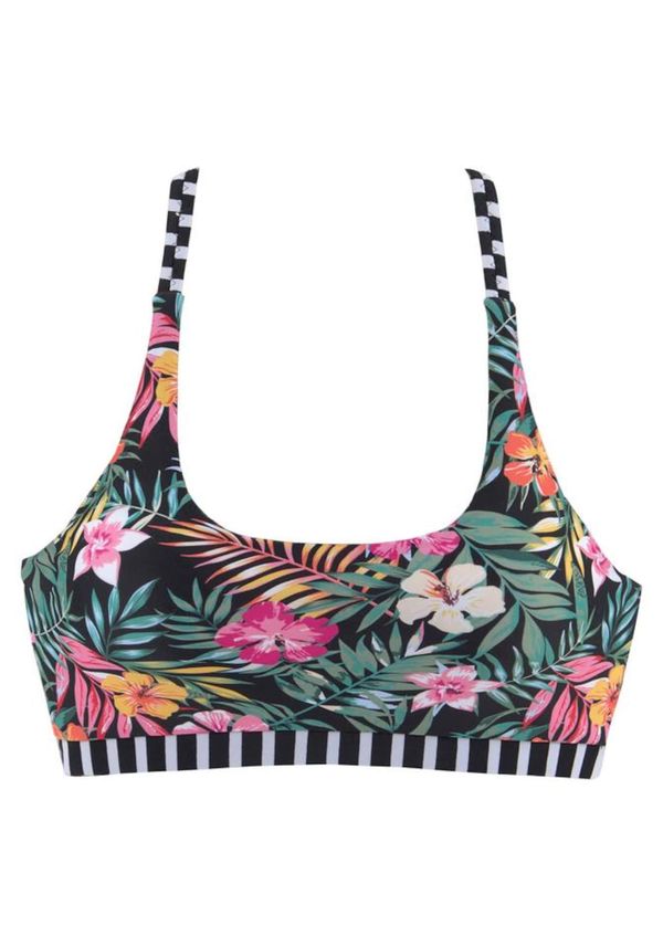 VENICE BEACH VENICE BEACH Горнище на бански  зелено / розово / черно / бяло