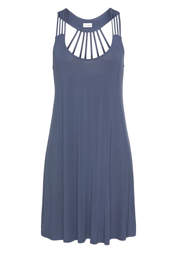 VENICE BEACH VENICE BEACH Лятна рокля  опушено синьо