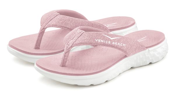 VENICE BEACH VENICE BEACH Сандали с разделител за пръстите  пудра / бяло