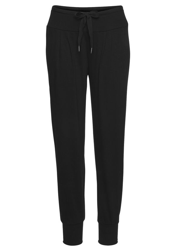 VENICE BEACH VENICE BEACH Спортен панталон  черно / бяло