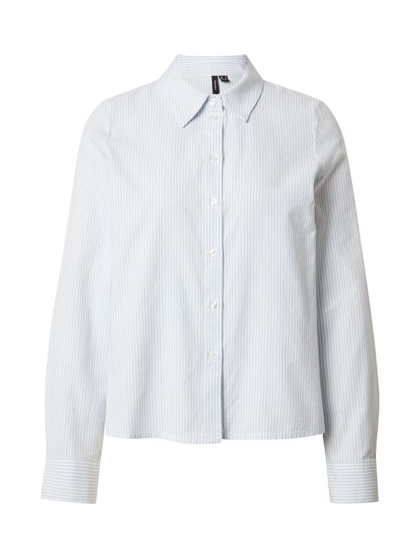 VERO MODA VERO MODA Блуза 'ANI'  светлосиньо / бяло