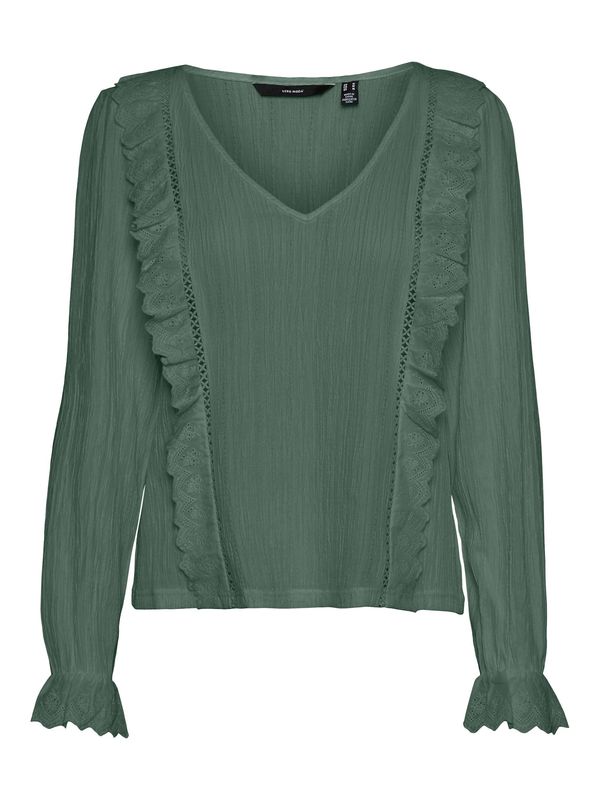 VERO MODA VERO MODA Блуза 'Gitte'  зелено