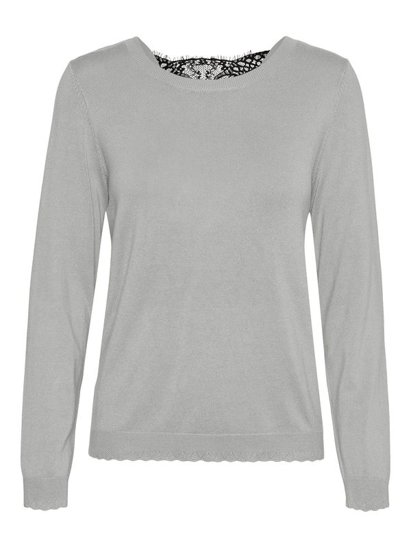 VERO MODA VERO MODA Блуза 'GLORY'  сиво / черно