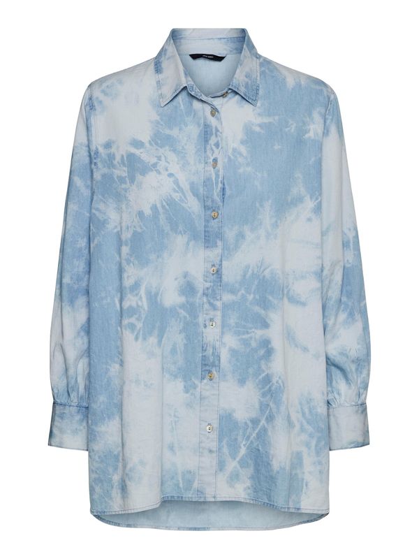 VERO MODA VERO MODA Блуза 'Heaven'  син деним / светлосиньо