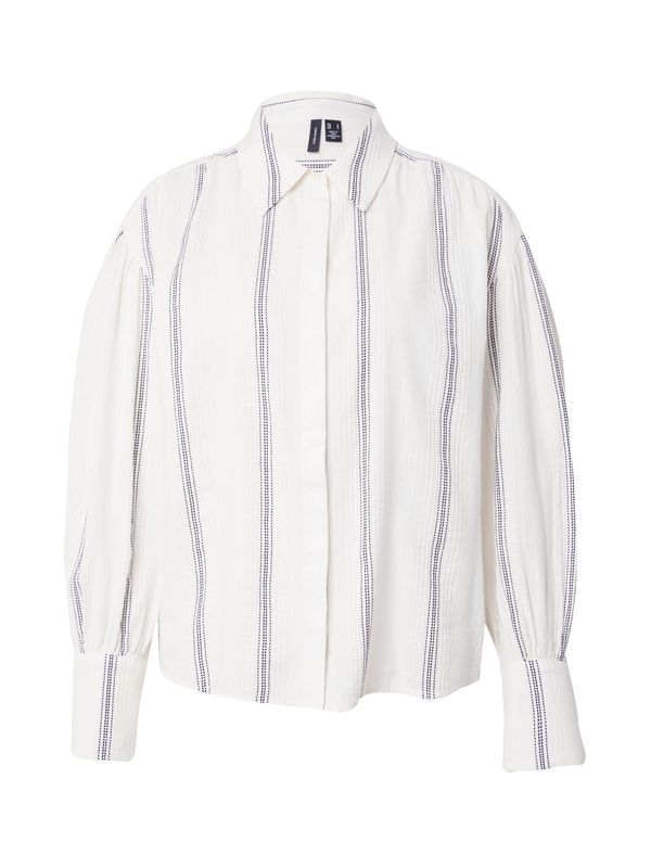 VERO MODA VERO MODA Блуза 'HERDIS'  бежово / морскосиньо