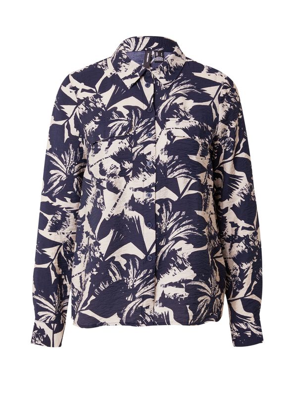 VERO MODA VERO MODA Блуза 'JOSIE'  бежово / нейви синьо