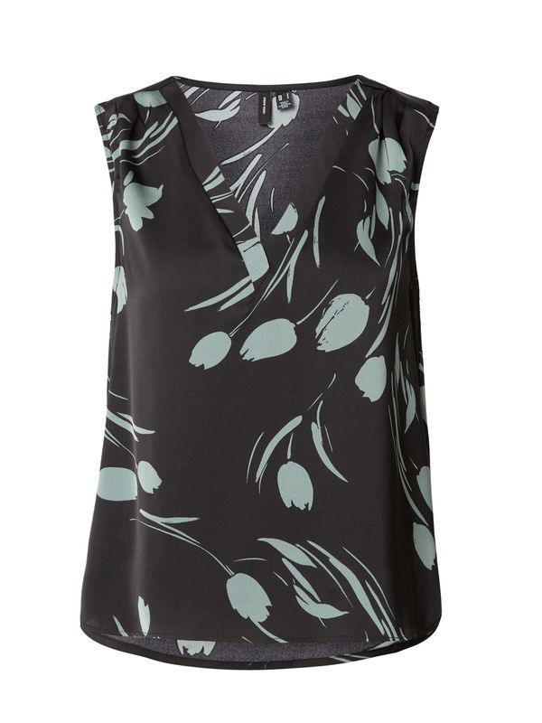 VERO MODA VERO MODA Блуза 'MARTA'  мента / черно