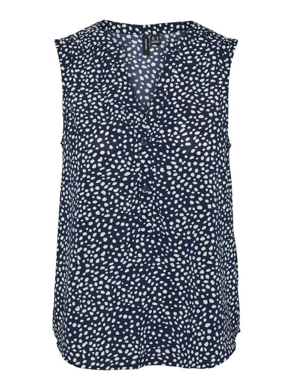 VERO MODA VERO MODA Блуза 'NAJA'  нейви синьо / бяло