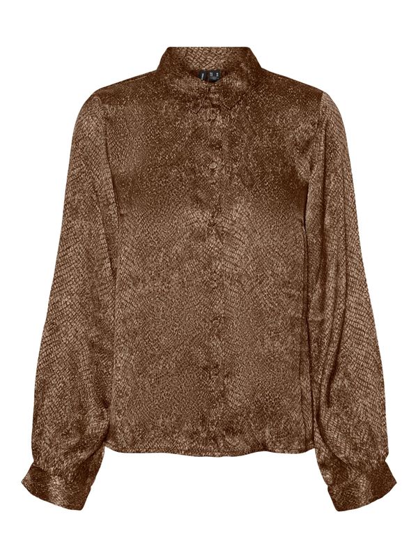 VERO MODA VERO MODA Блуза 'SNAKEY'  кафяво