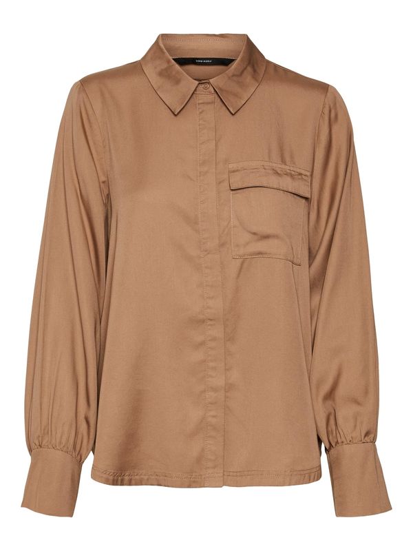 VERO MODA VERO MODA Блуза 'TASJA'  кафяво