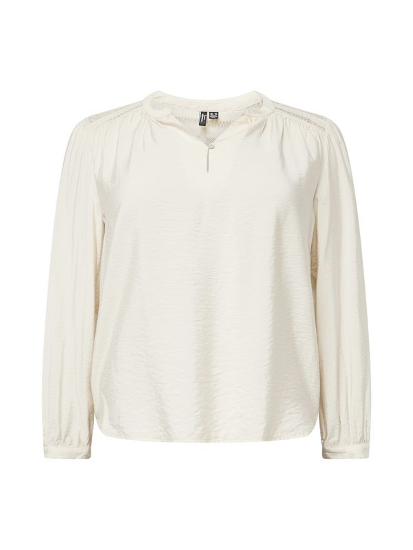 Vero Moda Curve Vero Moda Curve Блуза 'AYOE'  яйчена черупка