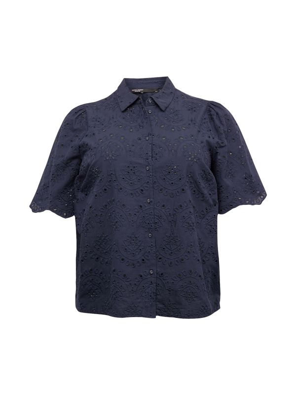 Vero Moda Curve Vero Moda Curve Блуза 'CHAY'  нейви синьо