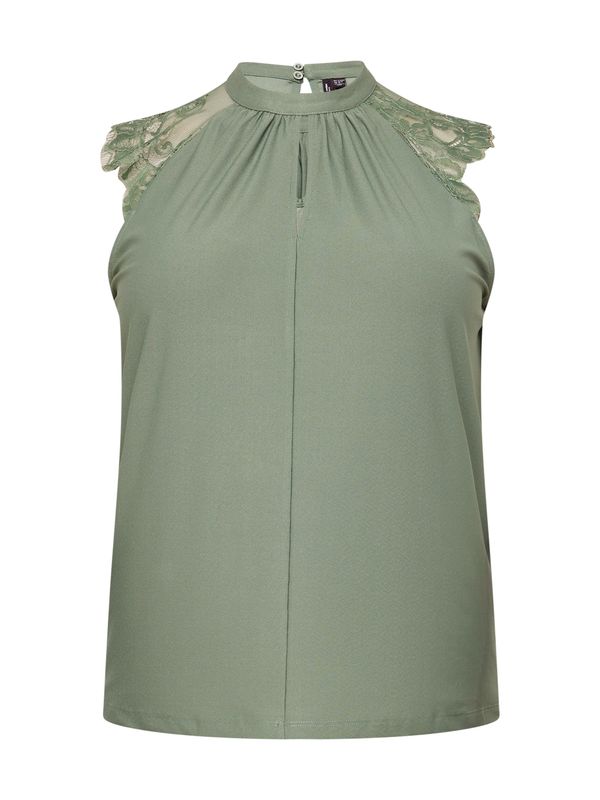 Vero Moda Curve Vero Moda Curve Блуза 'MILLA'  зелено