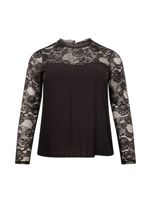 Vero Moda Curve Vero Moda Curve Блуза 'RUSK'  черно