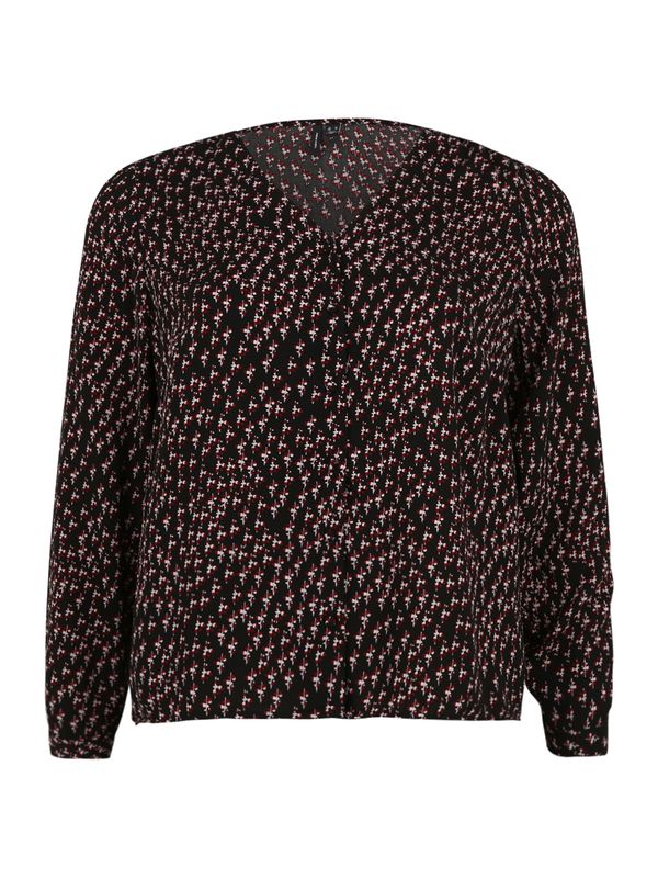 Vero Moda Curve Vero Moda Curve Блуза  тъмночервено / черно / бяло