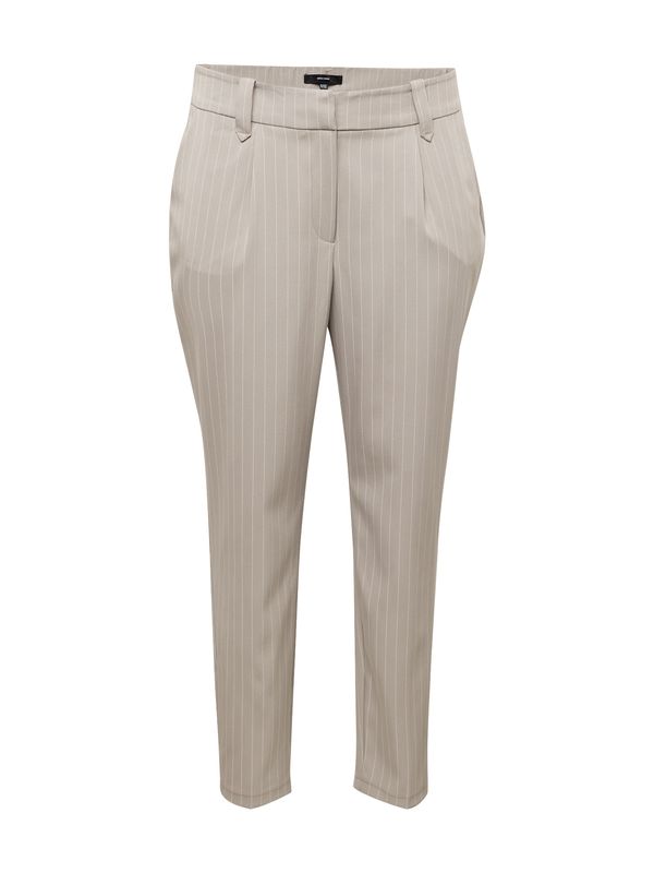 Vero Moda Curve Vero Moda Curve Панталон с набор 'WENDY'  сиво-бежово / бяло