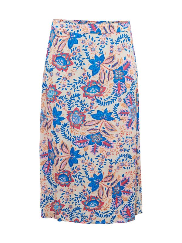 Vero Moda Curve Vero Moda Curve Пола 'MENNY'  бежово / синьо / оранжево / червено