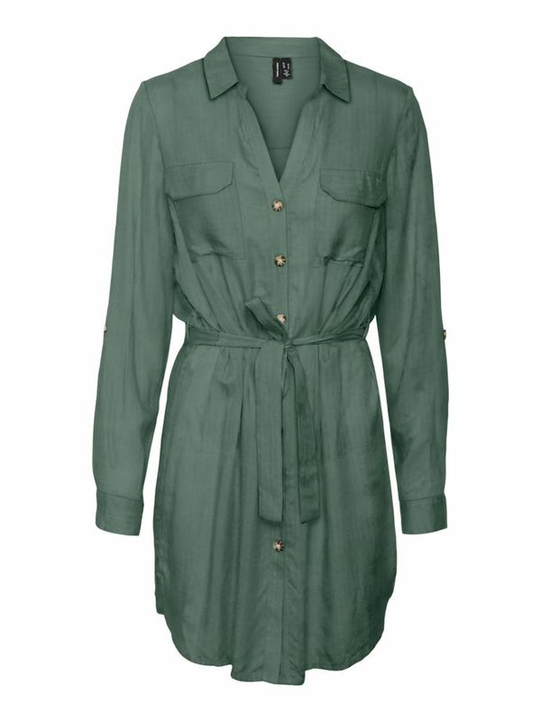 Vero Moda Curve Vero Moda Curve Рокля тип риза  нефритено зелено