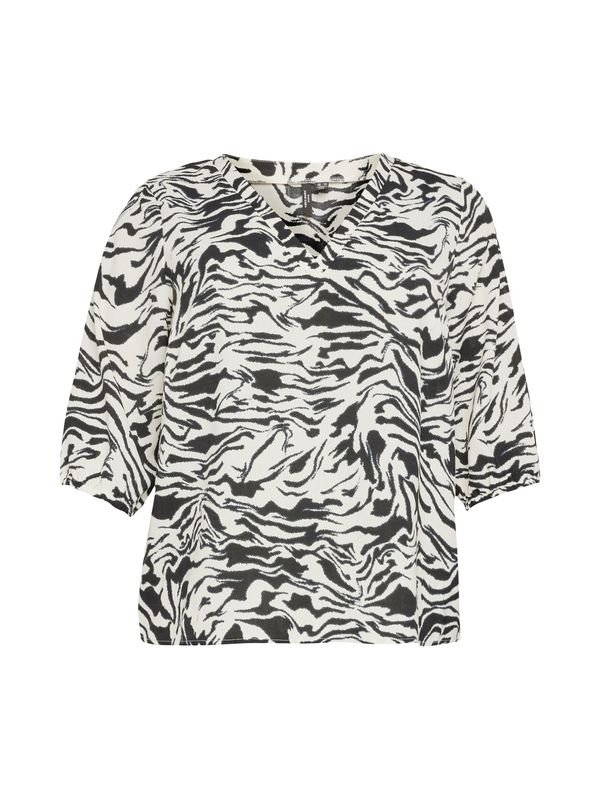 Vero Moda Curve Vero Moda Curve Топ 'CILONA'  екрю / черно