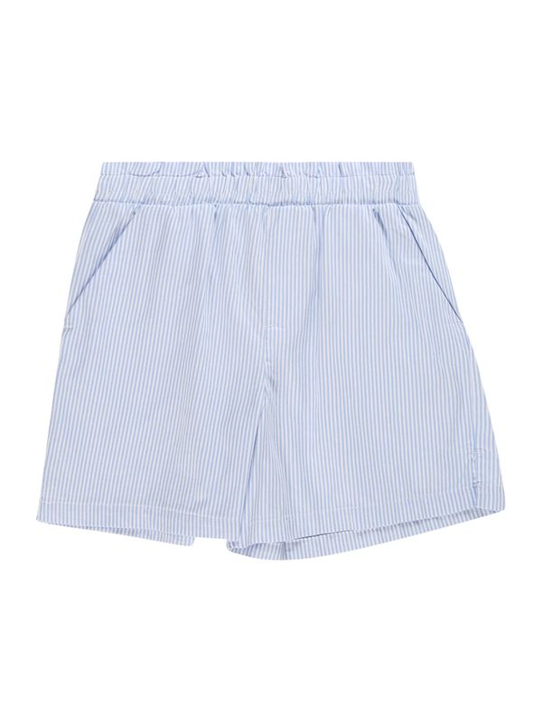 Vero Moda Girl Vero Moda Girl Панталон 'PINNY'  светлосиньо / бяло