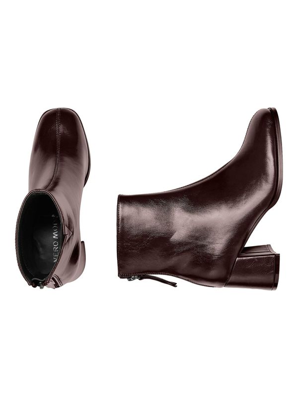 VERO MODA VERO MODA Къси ботуши 'Nesya'  тъмнокафяво