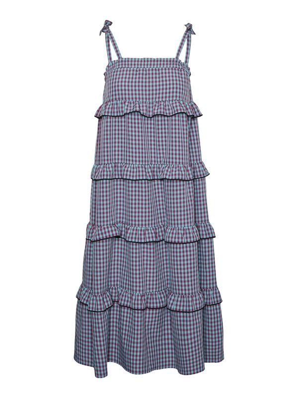 VERO MODA VERO MODA Лятна рокля 'Kendra'  светлосиньо / боровинка / розе