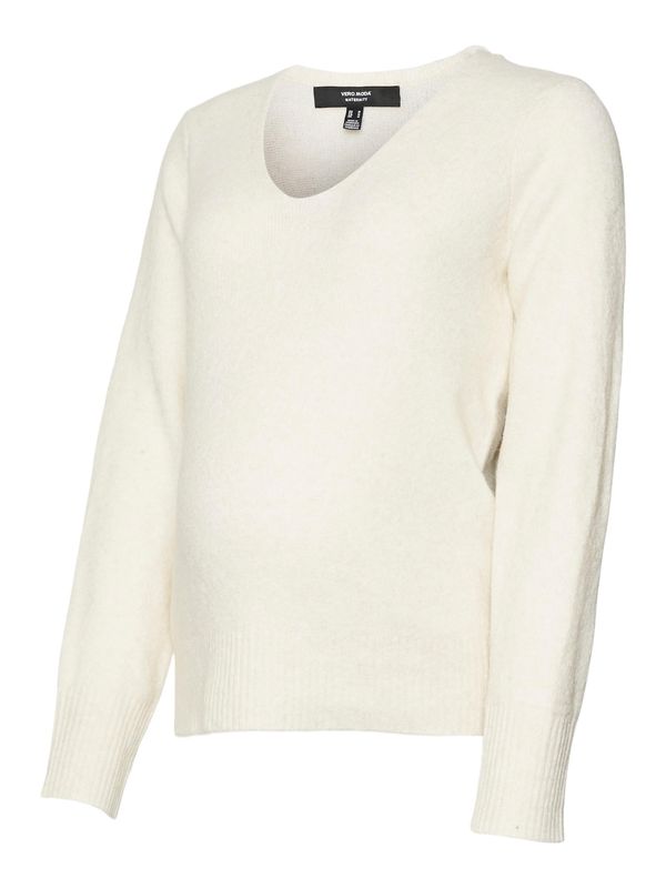 Vero Moda Maternity Vero Moda Maternity Пуловер 'NEW WIND'  бежово меланж