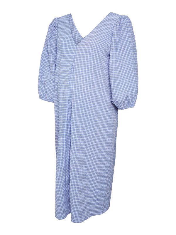 Vero Moda Maternity Vero Moda Maternity Рокля 'Lola'  светлосиньо / бяло