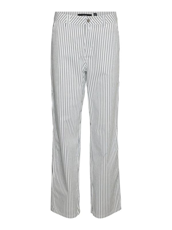 VERO MODA VERO MODA Панталон 'Carly'  нейви синьо / бяло