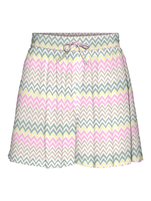 VERO MODA VERO MODA Панталон 'ODGA'  светложълто / каки / светлорозово / бяло