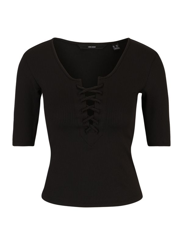 Vero Moda Petite Vero Moda Petite Тениска 'Riva'  черно