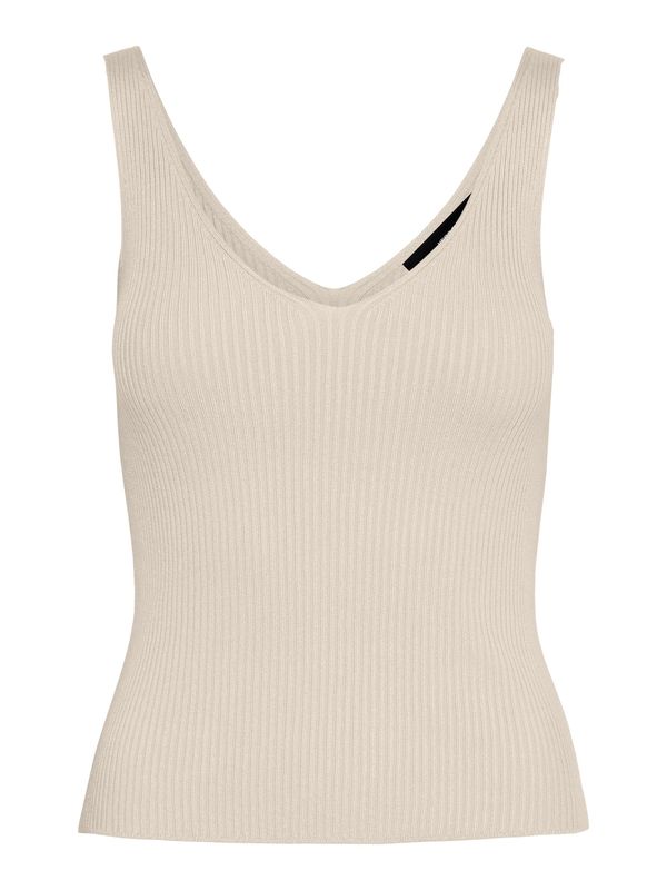 VERO MODA VERO MODA Плетен топ 'Glory'  яйчена черупка