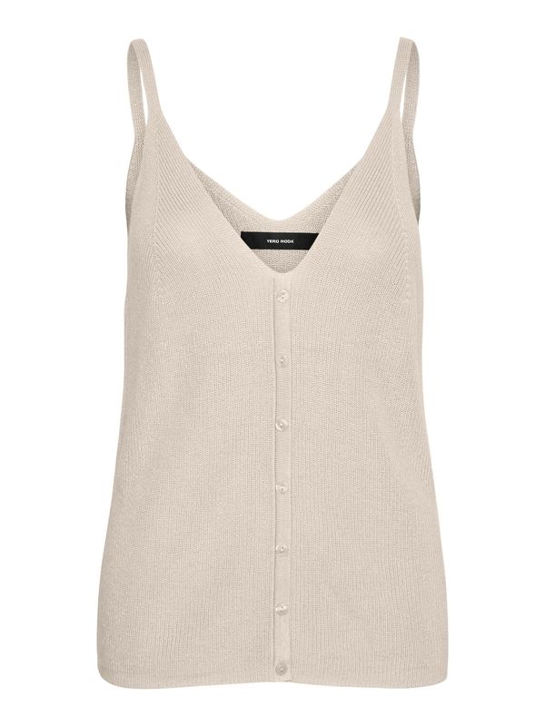 VERO MODA VERO MODA Плетен топ 'NEW LEXSUN'  светлобежово