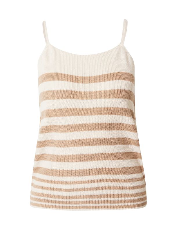 VERO MODA VERO MODA Плетен топ 'NEWLEXSUN'  бежово / цвят "пясък"