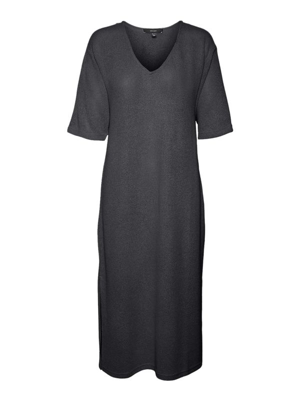 VERO MODA VERO MODA Плетена рокля 'Eddie'  тъмносиво