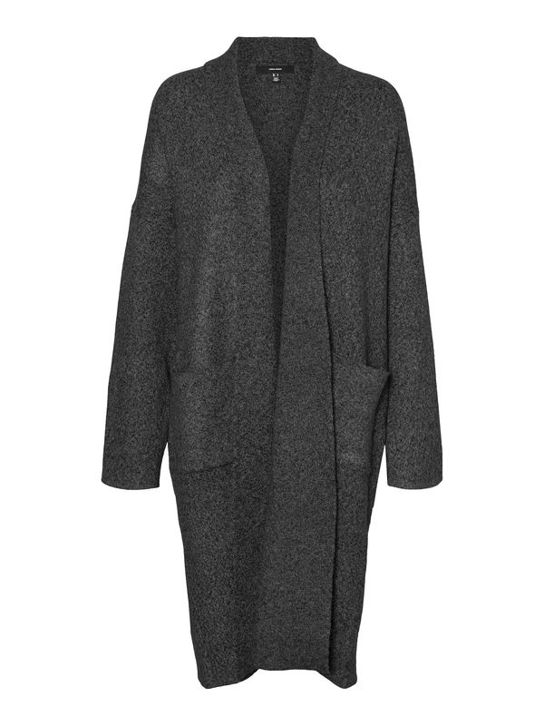 VERO MODA VERO MODA Плетена жилетка 'Cody'  антрацитно черно