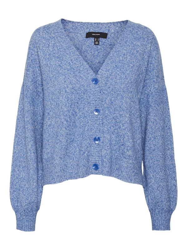 VERO MODA VERO MODA Плетена жилетка 'Doffy'  синьо меланж
