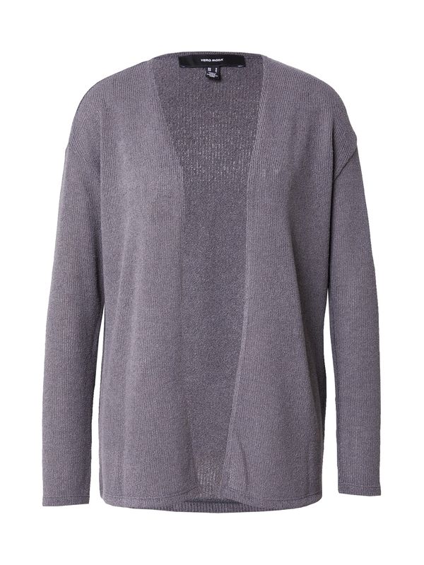 VERO MODA VERO MODA Плетена жилетка 'EDDIE'  сиво
