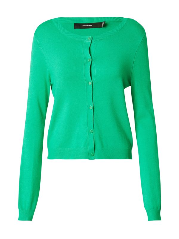 VERO MODA VERO MODA Плетена жилетка 'GLORY'  зелено