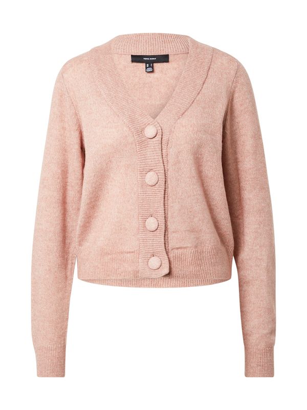VERO MODA VERO MODA Плетена жилетка 'Vigga'  пепел от рози